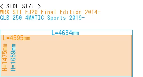 #WRX STI EJ20 Final Edition 2014- + GLB 250 4MATIC Sports 2019-